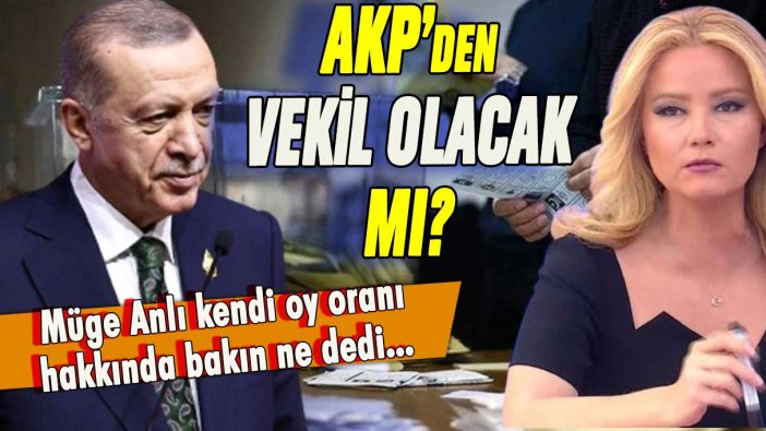 Müge Anlı AKP'ye katılacak mı? Oy oranı hakkında açıklama yaptı