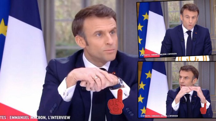 Fransa Cumhurbaşkanı ekonomi konuşulurken pahalı saatini çıkardı