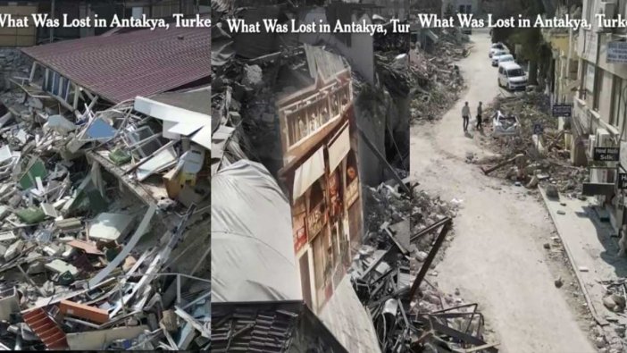 Dünyaca ünlü gazete Antakya’nın öncesi ve sonrasını paylaştı: Depremin acı izleri Google haritasında!