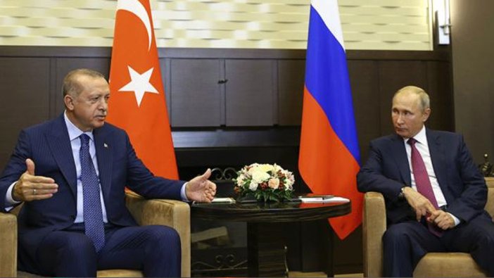 Cumhurbaşkanı Erdoğan Rusya lideri Putin'le görüştü