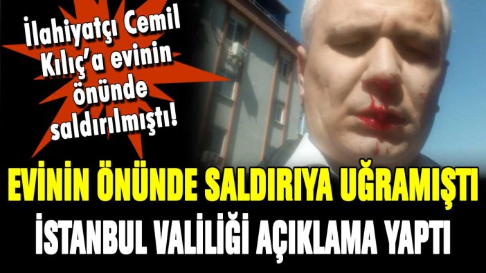 İlahiyatçı Cemil Kılıç'a saldırıda 3 gözaltı: İstanbul Valiliği açıklama yaptı
