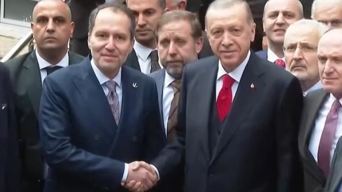 Cumhurbaşkanı Erdoğan ile Fatih Erbakan bir araya geldi!
