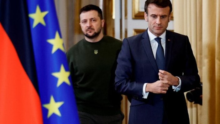 Zelenskiy, Fransa Cumhurbaşkanı Macron ile 'barış formülünü' görüştü