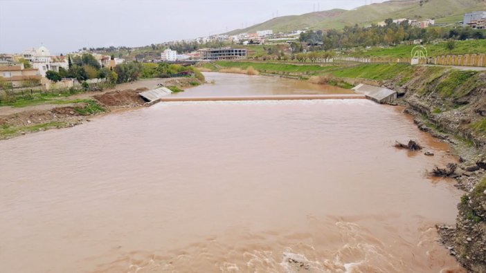 Irak'ta yağışların ardından nehirlerin su seviyesi arttı