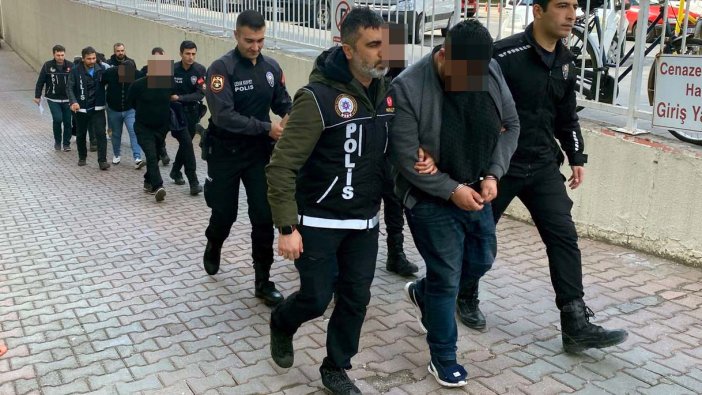 Kayseri'de uyuşturucu operasyonu: 24 gözaltı