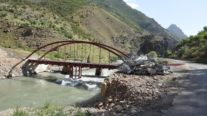 PKK'lı teröristler için köprü yapılmış