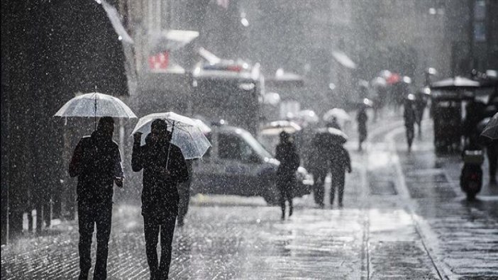 Meteoroloji'den sağanak yağış uyarısı! 4 Nisan Salı İstanbul, Ankara, İzmir hava durumu!