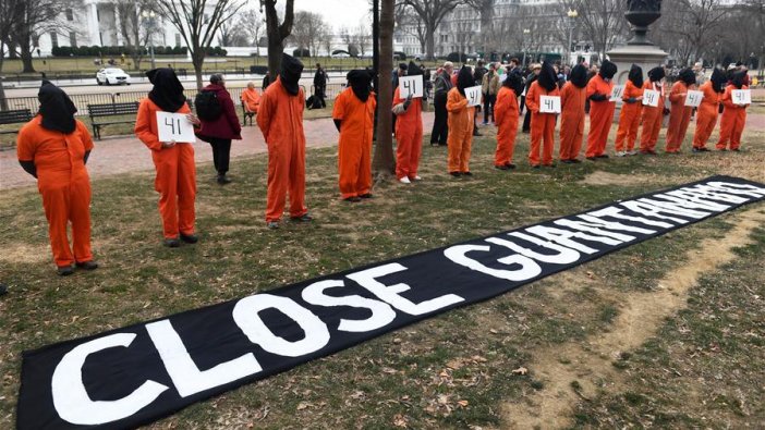 Washington’da Guantanamo Hapishanesi'nin kapatılması için protesto düzenlendi