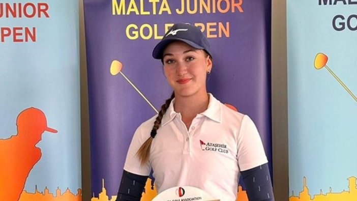 Milli Golfçü Deniz Sapmaz, Malta Junior Open'da genç kızlar şampiyonu oldu