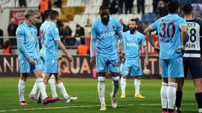 Trabzonspor Kasımpaşa'da da kayıp