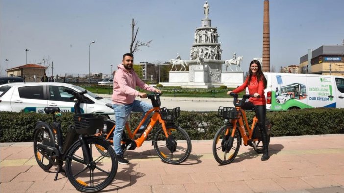 Türkiye'de bir ilk: İstasyondan bağımsız elektrikli bisiklet!