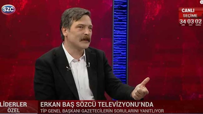 Anketler TİP için ne söylüyor? Erkan Baş canlı yayında Türkiye İş Partisi’nin son oy oranını açıkladı