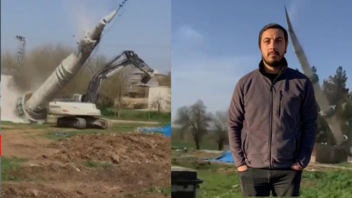 Kontrolsüz minare yıkımı faciası: Operatör can verdi