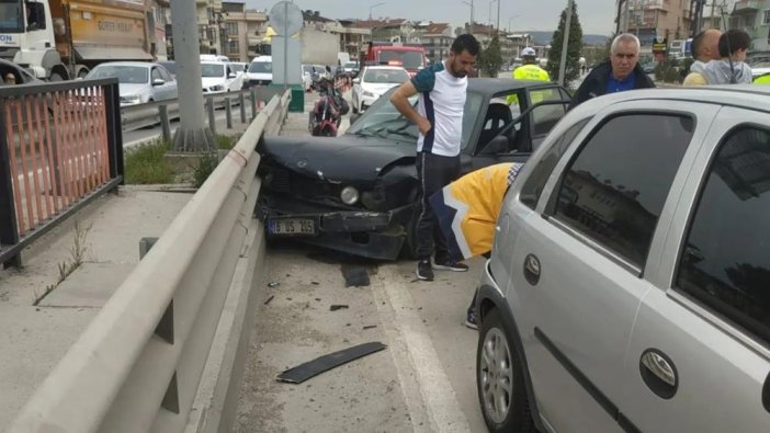 Yalova'da zincirleme kaza: 1 yaralı