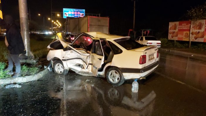Samsun’da iki otomobil çarpıştı: Çok sayıda yaralı var!