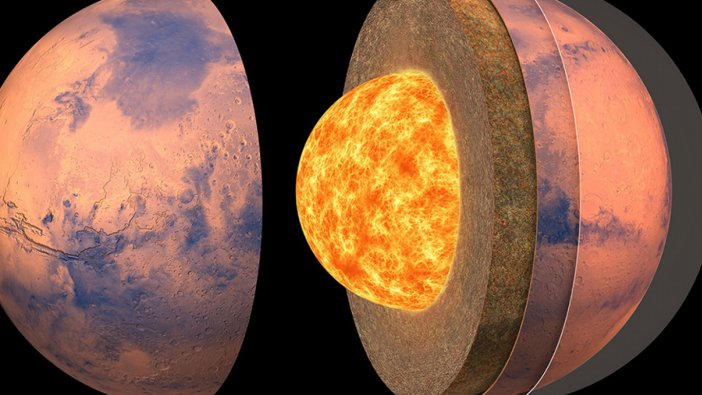 NASA, Mars çekirdeğinin içeriğini keşfetti