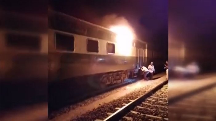 Yolcu treninde yangın: 7 ölü