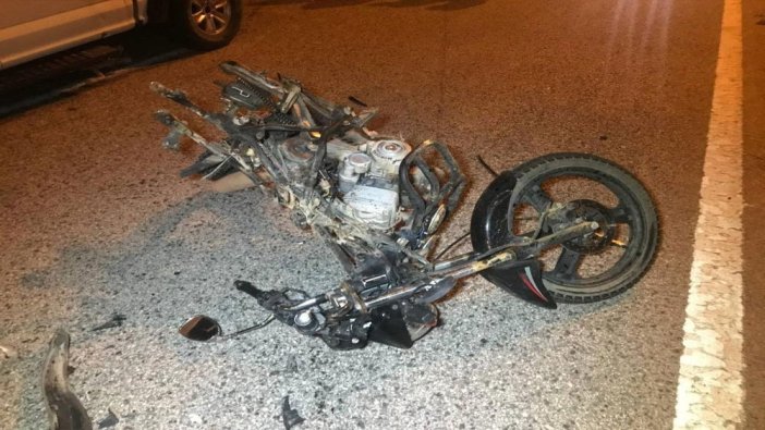 Edirne'de korkunç kaza: 78 metre sürüklenen motosiklet sürücüsü hayatını kaybetti