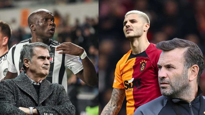 Beşiktaş-Galatasaray derbisi öncesi flaş gelişme! Şenol Güneş ve Okan Buruk 11'leri belirledi