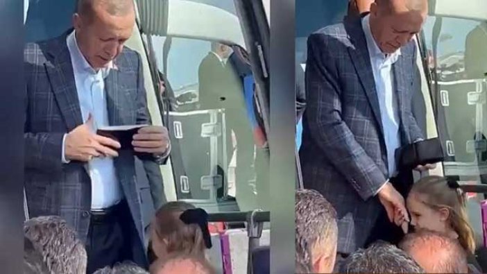 Erdoğan’ın paraları cüzdanına sığmadı! Ooo paralara bak