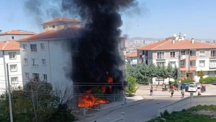 Ankara'da çıkan yangının sebebini duyanlar şaştı kaldı!