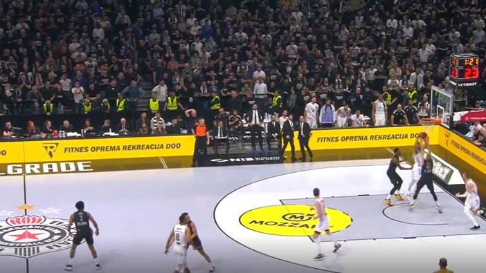 Olaylı Partizan-Real Madrid serisinde olay basket: Kimse ne olduğunu anlamadı