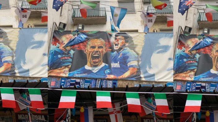 Napoli'de Maradona dışında sadece bir futbolcuya daha yer veriliyor