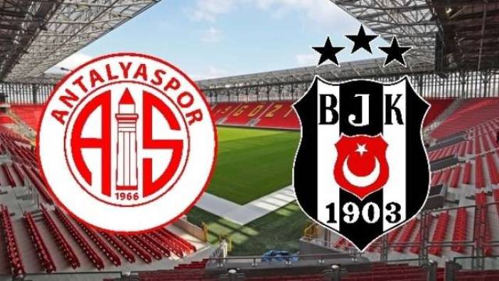 Antalyaspor – Beşiktaş maçı hangi kanalda saat kaçta?