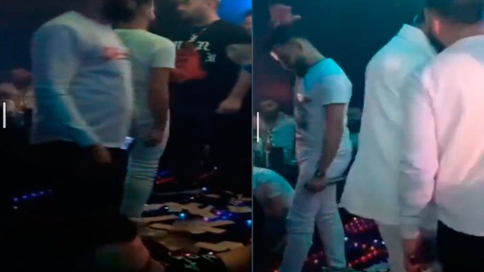 Taksim'de Araplara özel açılan gece kulübünde skandal görüntüler