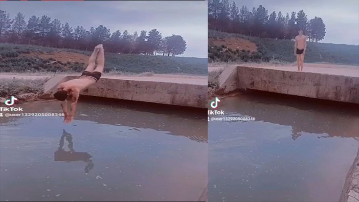 TikTok videosu çekmek için su kanalına atladı: Cansız bedeni çıkartıldı