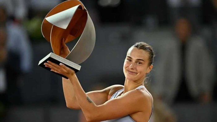 Sabalenka, Madrid Açık'ta tek kadınlar şampiyonu oldu