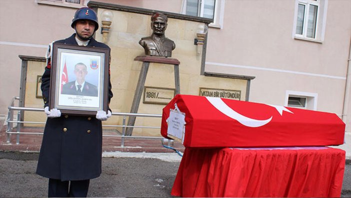 Nevşehir'de, şehit asker için tören