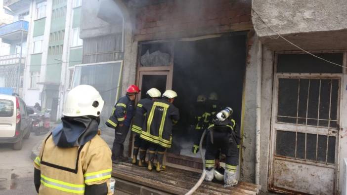 Tokat'ta depo yangını