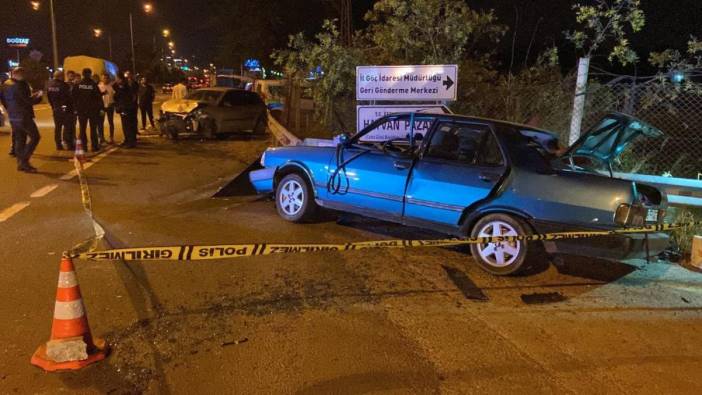 Aydın'da iki otomobil çarpıştı: 5 yaralı