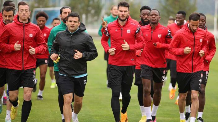 Sivasspor, Kasımpaşa maçı hazırlıklarını sürdürüyor