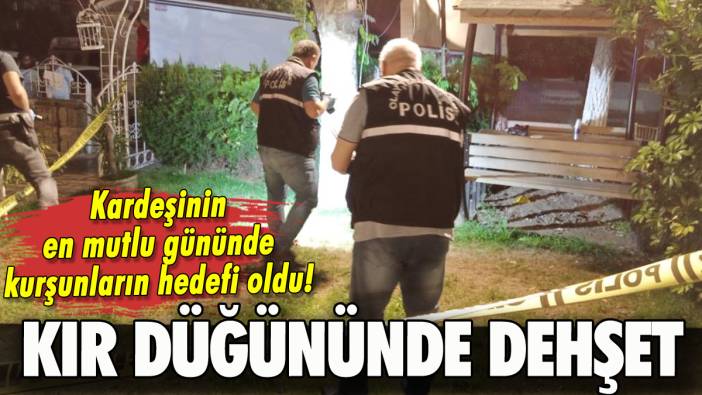 Adana'da kır düğününde silahlı saldırı