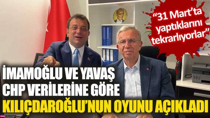 İmamoğlu ve Yavaş açıkladı: İşte Kılıçdaroğlu'nun gerçek oy oranı...