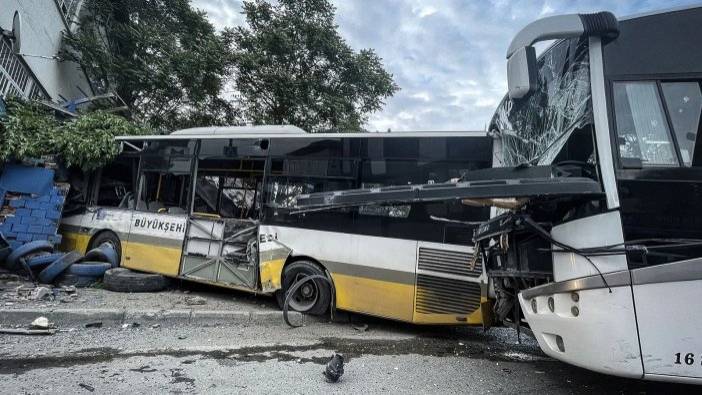 Bursa'da halk otobüsü kaza yaptı!