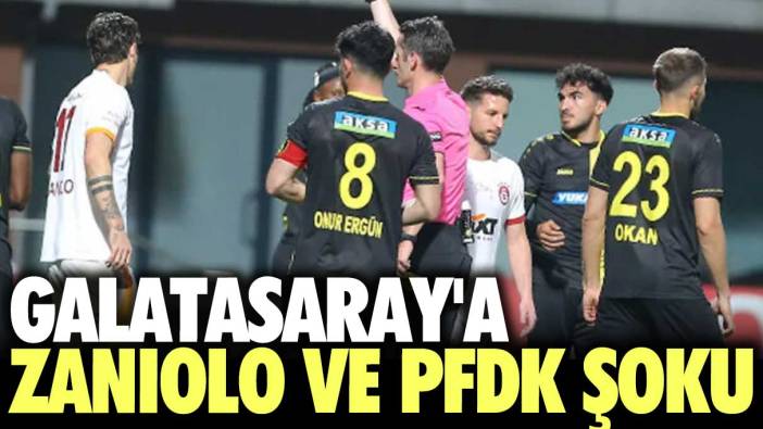 Galatasaray'a Zaniolo ve PFDK şoku