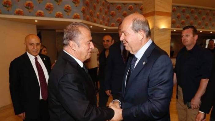 KKTC Cumhurbaşkanı Tatar teknik direktör Fatih Terim ile görüştü