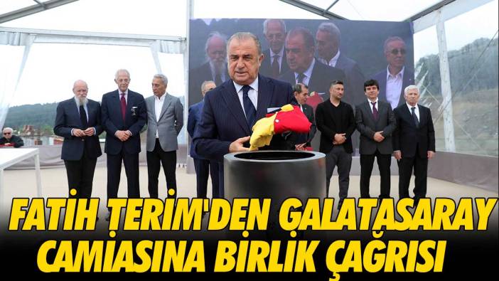 Fatih Terim'den Galatasaray camiasına çağrı