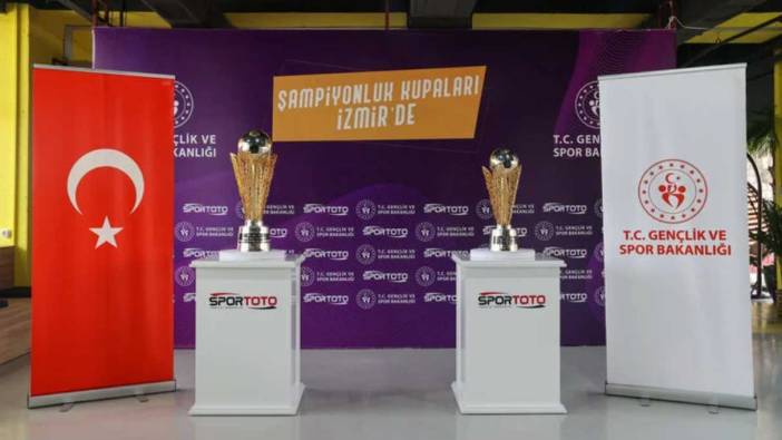 Süper Lig ve 1. Lig şampiyonluk kupaları görücüye çıktı