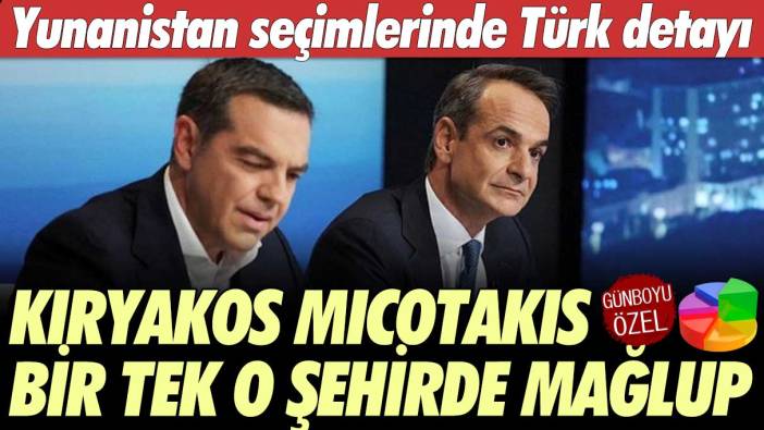Yunanistan seçiminde Türk detayı: Miçotakis'e karşı durdular
