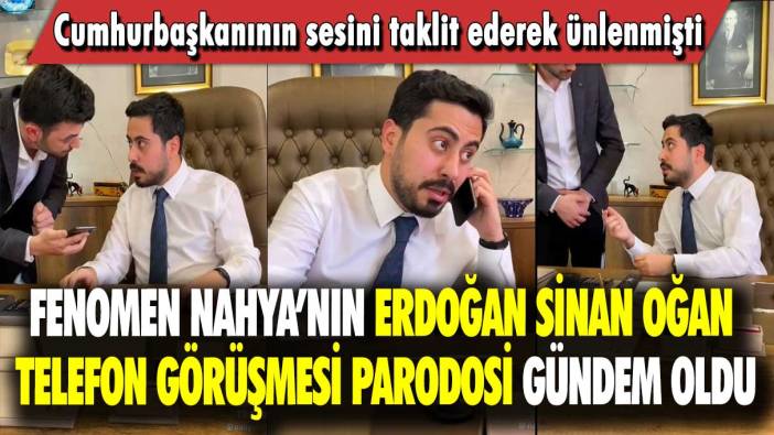Erdoğan Sinan Oğan telefon görüşmesi parodosi gündem oldu: Cumhurbaşkanının sesini taklit ederek ünlenmişti