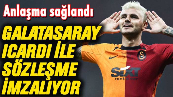 Galatasaray Icardi ile sözleşme imzalıyor