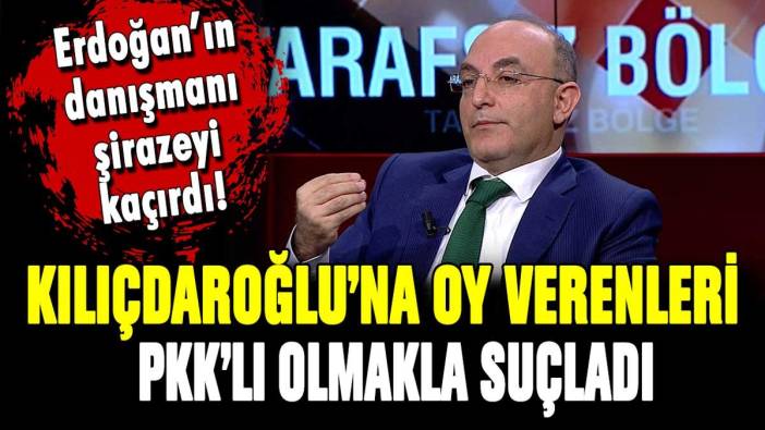 Erdoğan'ın danışmanı Kılıçdaroğlu'na oy verenleri PKK'lı olmakla suçladı