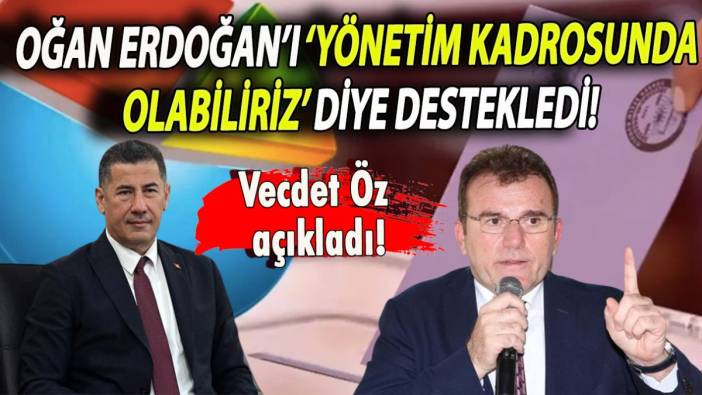 Sinan Oğan Erdoğan’ı ‘Yönetim kadrosunda olabiliriz’ diye destekledi!
