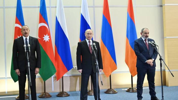 Putin, Aliyev ve Paşinyan, Moskova'da Azerbaycan-Ermenistan sorununu görüştü
