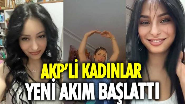 AKP'li kadınlar sosyal medyada yeni akım başlattı