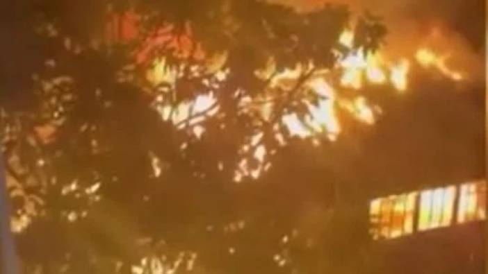 Çatalca’da feci olay! Tamirhanede çıkan yangında 1 kişi yanarak öldü